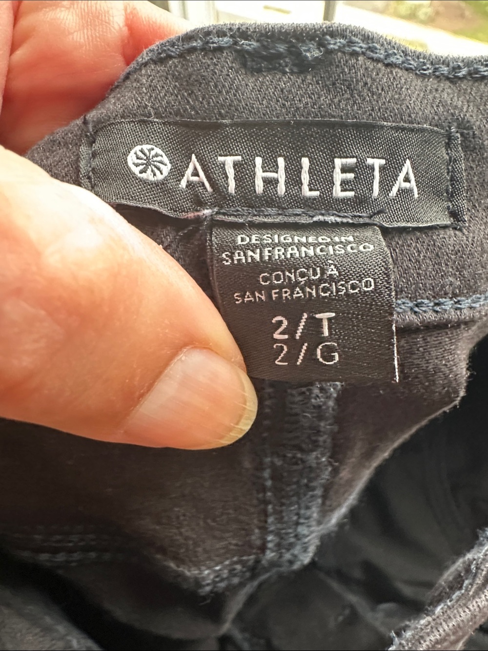 Athleta Black jeans size 2R inseam 29